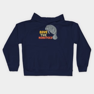 Save the Manatees Kids Hoodie